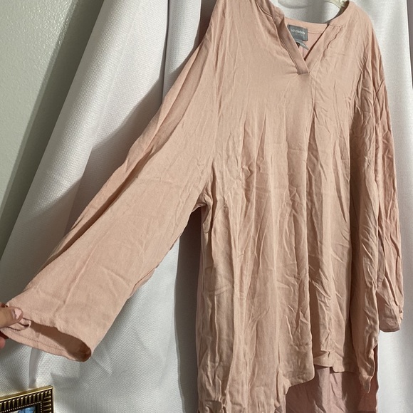 Liz Claiborne Studio Light Pink Blouse Size XXL - Picture 2 of 7
